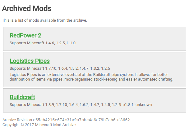 List of Minecraft 1.4.7 Mods 